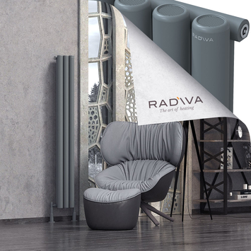 Mati Radiateur En Aluminium 1600x218 Anthracite - Thumbnail