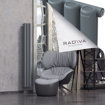 Mati Radiateur En Aluminium 1600x218 Anthracite - Thumbnail