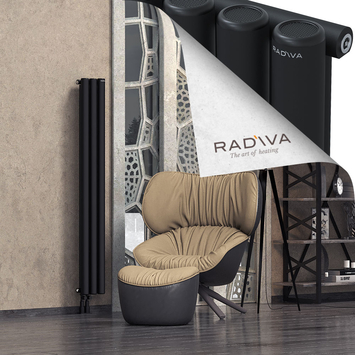 Mati Radiateur En Aluminium 1600x218 Noir - Thumbnail