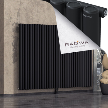 Mati Radiateur En Aluminium 1600x2364 Noir - Thumbnail