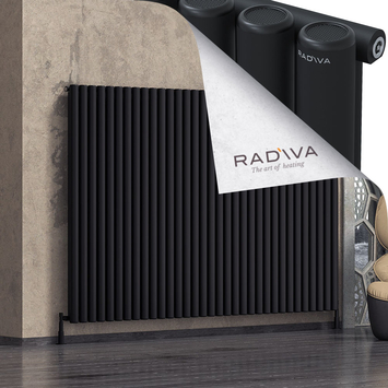 Mati Radiateur En Aluminium 1600x2438 Noir - Thumbnail