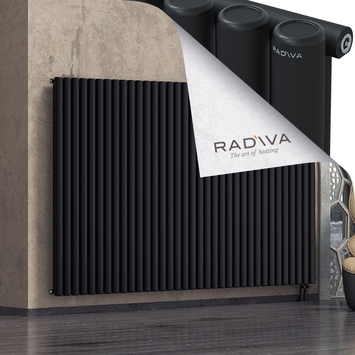 Mati Radiateur En Aluminium 1600x2586 Noir - Thumbnail