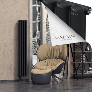 Mati Radiateur En Aluminium 1600x292 Noir - Thumbnail