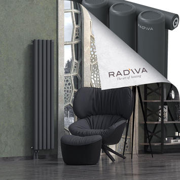 Mati Radiateur En Aluminium 1600x366 Anthracite Foncé - Thumbnail