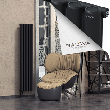 Mati Radiateur En Aluminium 1600x366 Noir - Thumbnail