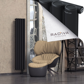 Mati Radiateur En Aluminium 1600x366 Noir - Thumbnail