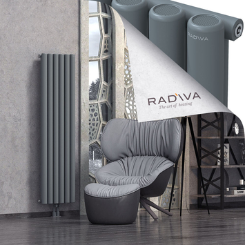 Mati Radiateur En Aluminium 1600x440 Anthracite - Thumbnail