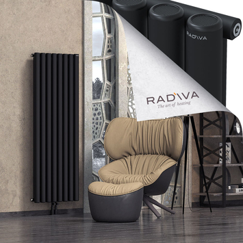 Mati Radiateur En Aluminium 1600x588 Noir - Thumbnail