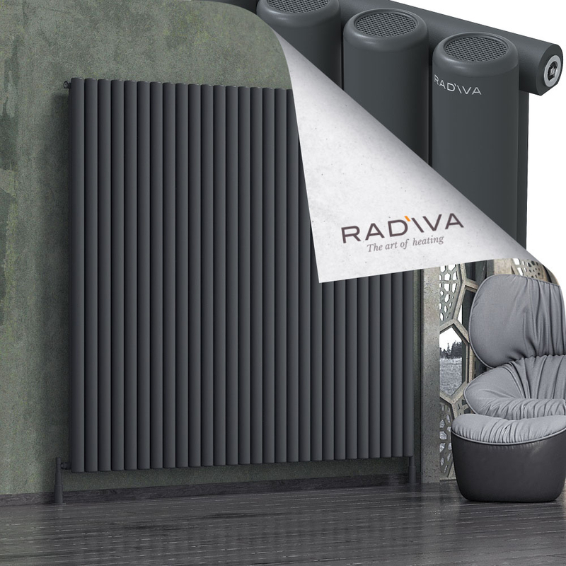 Mati Radiateur En Aluminium 1800x2068 Anthracite Foncé