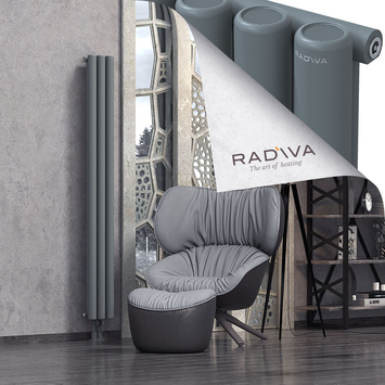 Mati Radiateur En Aluminium 1800x218 Anthracite - Thumbnail