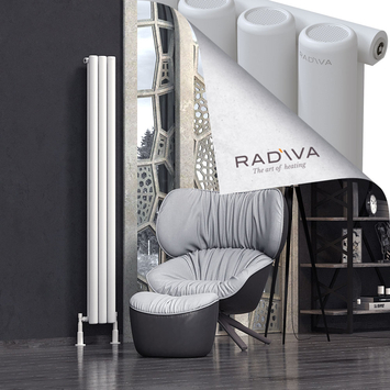 Mati Radiateur En Aluminium 1800x218 Blanc - Thumbnail