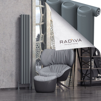 Mati Radiateur En Aluminium 1800x292 Anthracite - Thumbnail