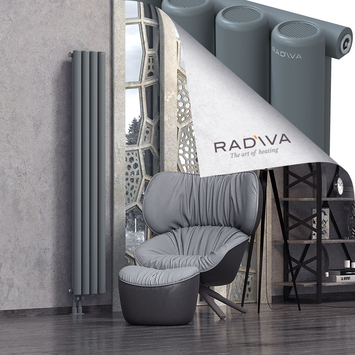 Mati Radiateur En Aluminium 1800x292 Anthracite - Thumbnail