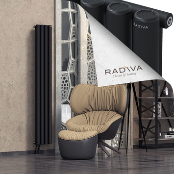 Mati Radiateur En Aluminium 1800x292 Noir - Thumbnail