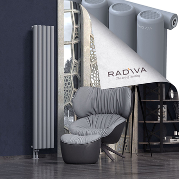 Mati Radiateur En Aluminium 1800x366 Gris - Thumbnail