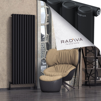 Mati Radiateur En Aluminium 1800x736 Noir - Thumbnail