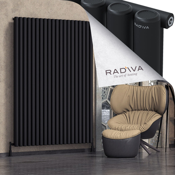 Mati Radiateur En Aluminium 1900x1476 Noir - Thumbnail