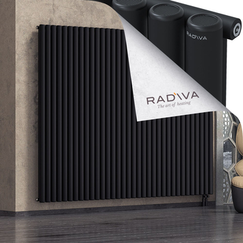 Mati Radiateur En Aluminium 1900x2512 Noir - Thumbnail