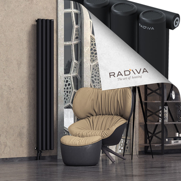 Mati Radiateur En Aluminium 1900x292 Noir - Thumbnail