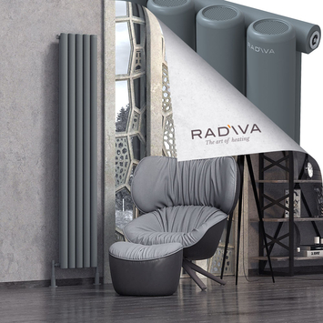 Mati Radiateur En Aluminium 1900x366 Anthracite - Thumbnail