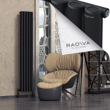 Mati Radiateur En Aluminium 1900x366 Noir - Thumbnail