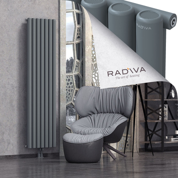 Mati Radiateur En Aluminium 1900x514 Anthracite - Thumbnail