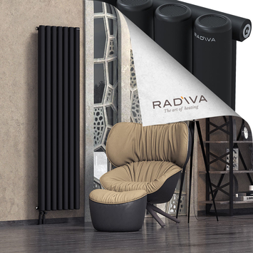 Mati Radiateur En Aluminium 1900x514 Noir - Thumbnail