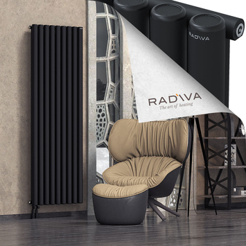 Mati Radiateur En Aluminium 1900x662 Noir - Thumbnail