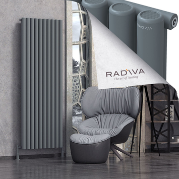 Mati Radiateur En Aluminium 1900x736 Anthracite - Thumbnail