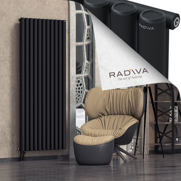 Mati Radiateur En Aluminium 1900x810 Noir - Thumbnail