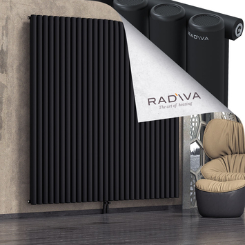 Mati Radiateur En Aluminium 2000x2068 Noir - Thumbnail