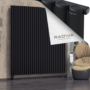 Mati Radiateur En Aluminium 2000x2068 Noir - Thumbnail