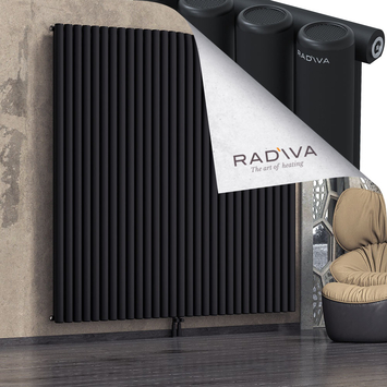 Mati Radiateur En Aluminium 2000x2142 Noir - Thumbnail