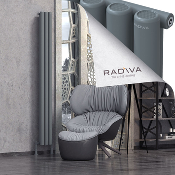 Mati Radiateur En Aluminium 2000x218 Anthracite - Thumbnail