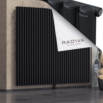 Mati Radiateur En Aluminium 2000x2512 Noir - Thumbnail