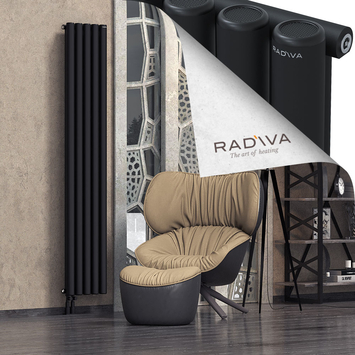 Mati Radiateur En Aluminium 2000x366 Noir - Thumbnail