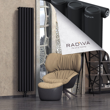 Mati Radiateur En Aluminium 2000x440 Noir - Thumbnail