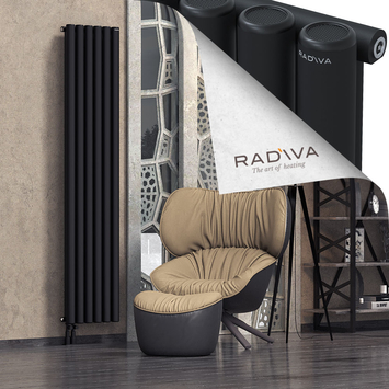 Mati Radiateur En Aluminium 2000x440 Noir - Thumbnail