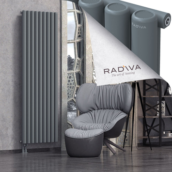 Mati Radiateur En Aluminium 2000x662 Anthracite - Thumbnail