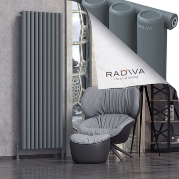 Mati Radiateur En Aluminium 2000x736 Anthracite - Thumbnail