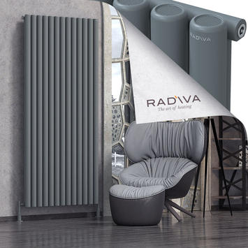 Mati Radiateur En Aluminium 2000x958 Anthracite - Thumbnail