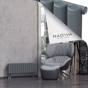 Mati Radiateur En Aluminium 300x1032 Anthracite - Thumbnail