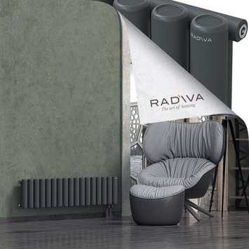 Mati Radiateur En Aluminium 300x1254 Anthracite Foncé - Thumbnail