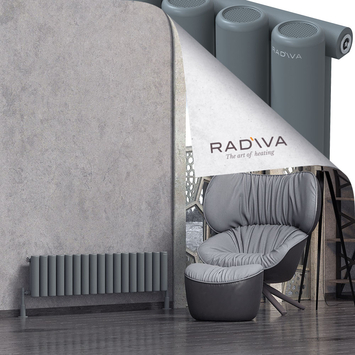 Mati Radiateur En Aluminium 300x1254 Anthracite - Thumbnail