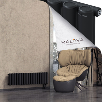 Mati Radiateur En Aluminium 300x1254 Noir - Thumbnail