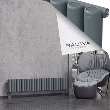 Mati Radiateur En Aluminium 300x1772 Anthracite - Thumbnail