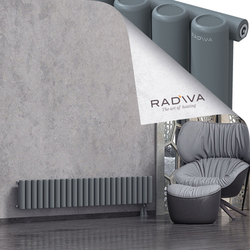 Mati Radiateur En Aluminium 300x1772 Anthracite - Thumbnail