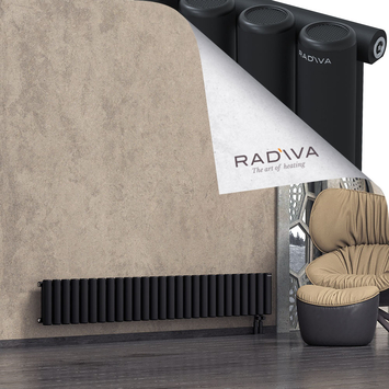 Mati Radiateur En Aluminium 300x1994 Noir - Thumbnail