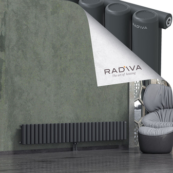 Mati Radiateur En Aluminium 300x2068 Anthracite Foncé - Thumbnail