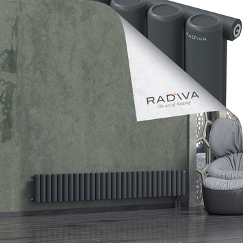 Mati Radiateur En Aluminium 300x2142 Anthracite Foncé - Thumbnail